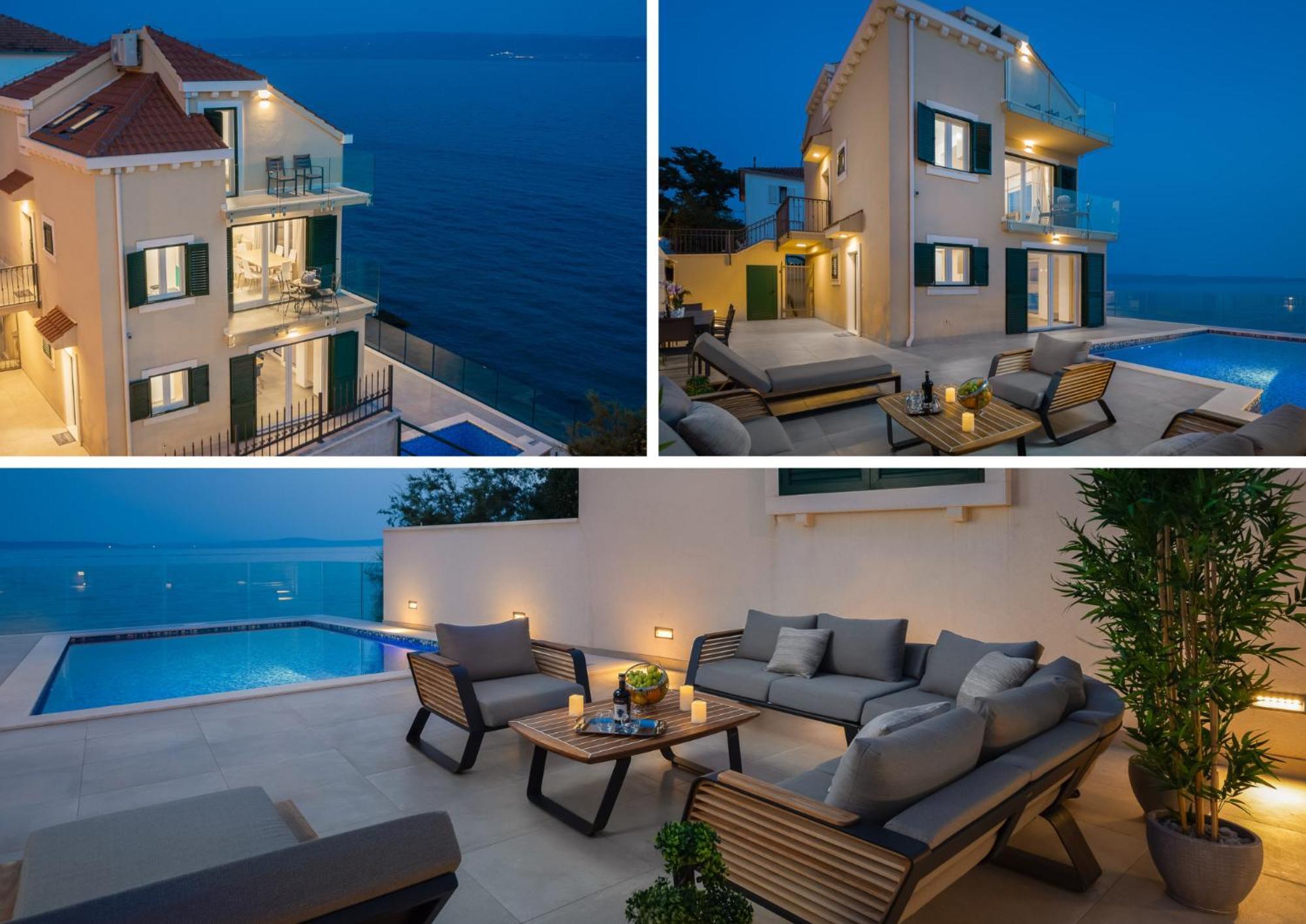 Epetium Beach Villa Split Bagian luar foto