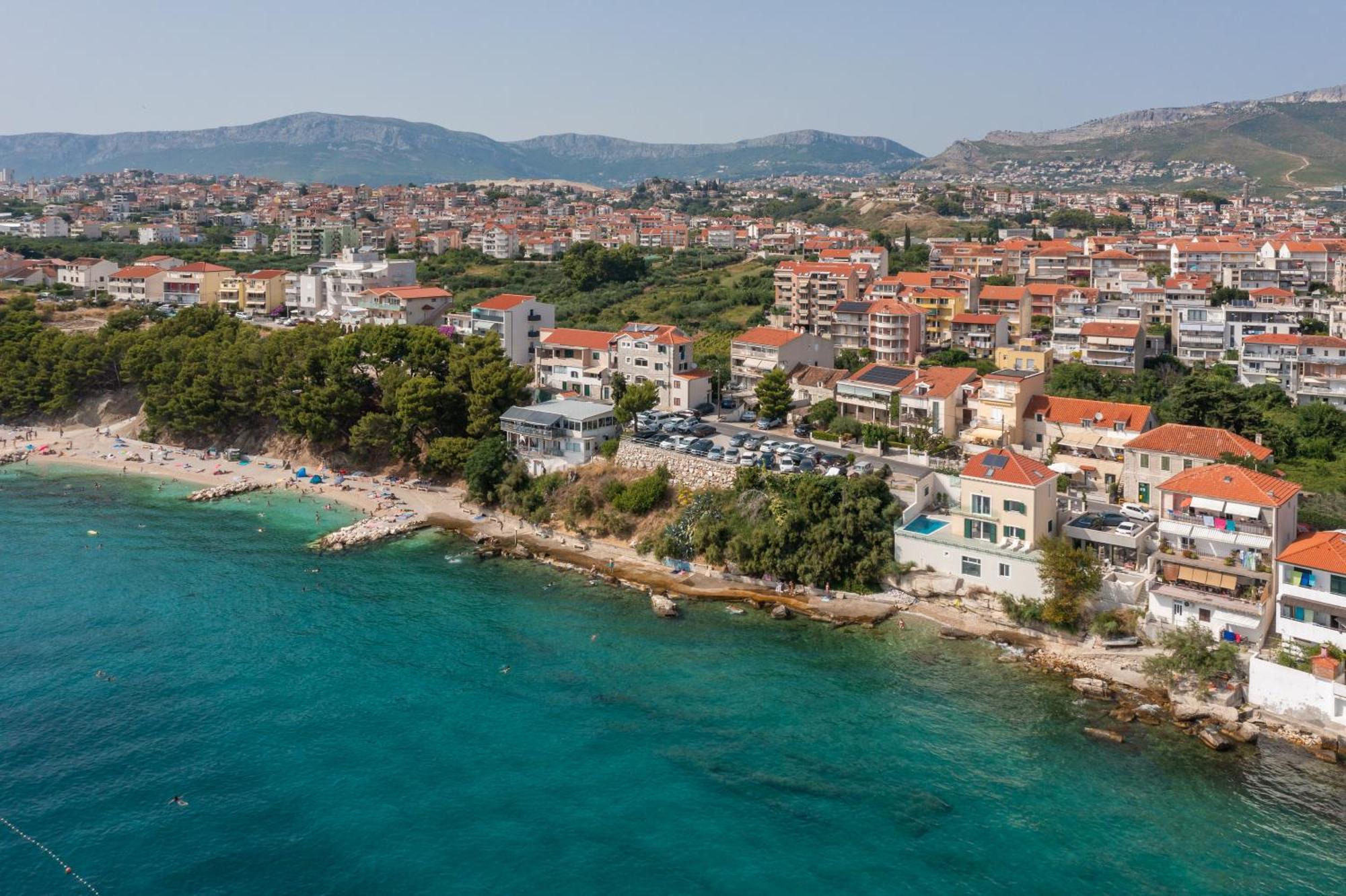 Epetium Beach Villa Split Bagian luar foto